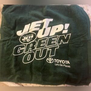 Green Jets hand Towel